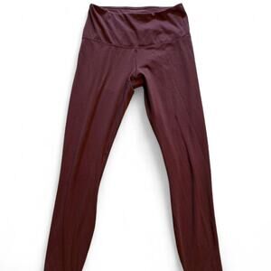 Purple high waisted yoga leggings yogaleg